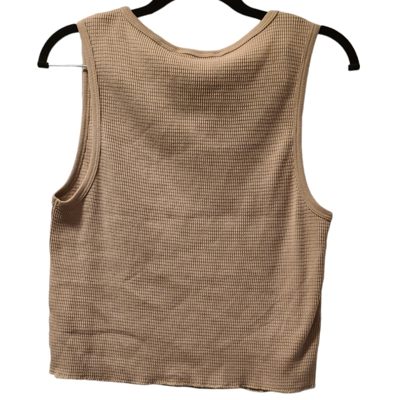 Calvin Klein Jeans waffle knit tank M - Picture 2 of 5